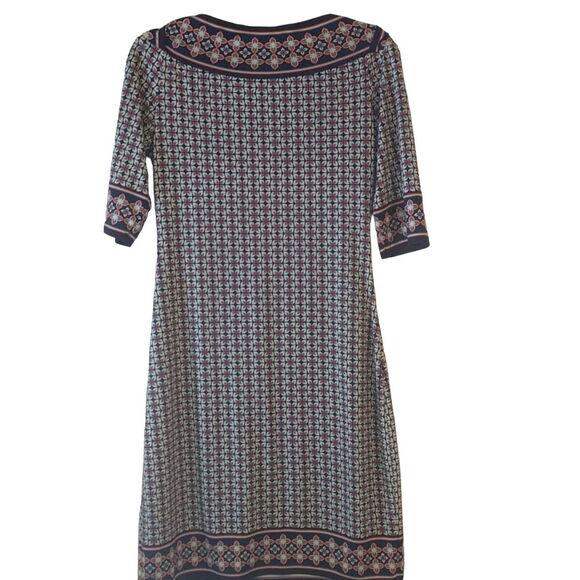 Max Studio shift dress boat neck geometric - Picture 11 of 11